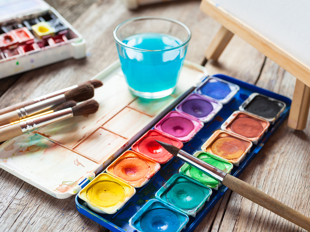 Too Hot Outside? Try Watercolor! 